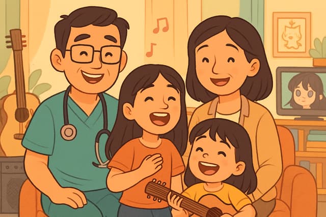 My family - the four of us!
