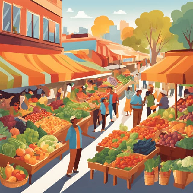 Tuesday - Market shopping 🍅
