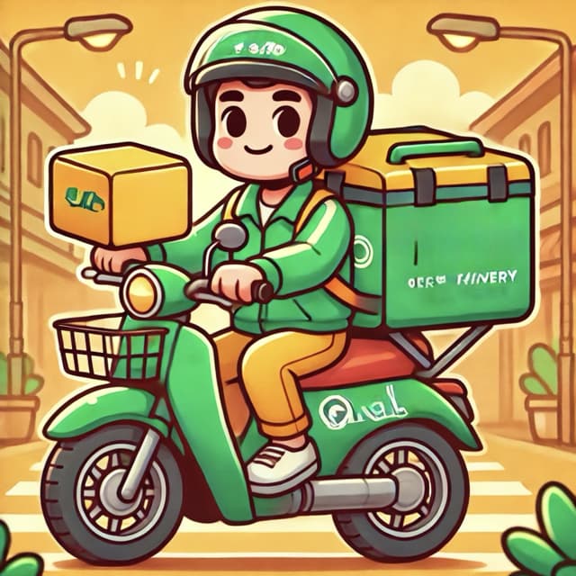 You can find work with your motorbike 🗞️