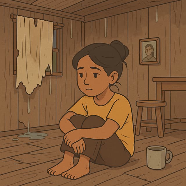 My mom was so poor.