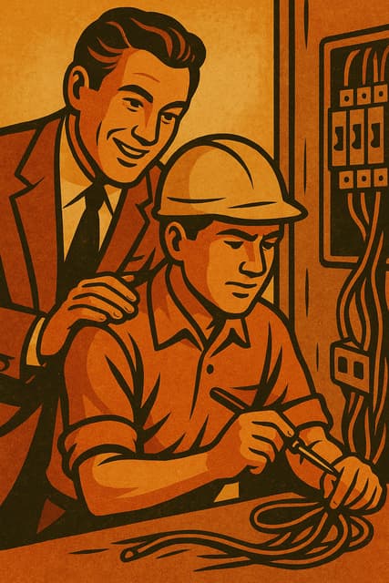 I want to thank my boss even though...