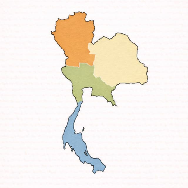Thailand's regions 🌏