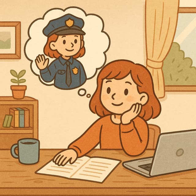 I want to be a police. 👮