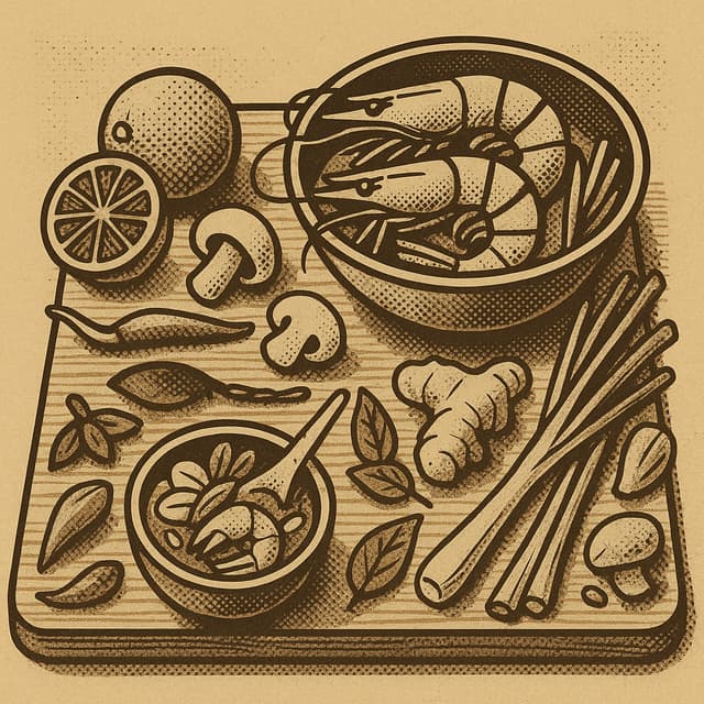 Tom Yum Goong recipe Pt.1 🔪