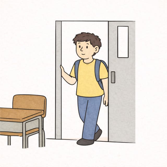 To enter (เข้า), to go out (ออก)