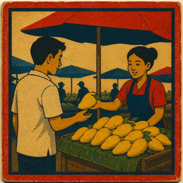 Sweet mangos and sour mangos 🥭